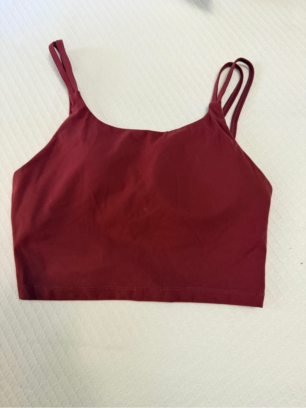 NVGTN Wine Double-Strap Crop Tank
